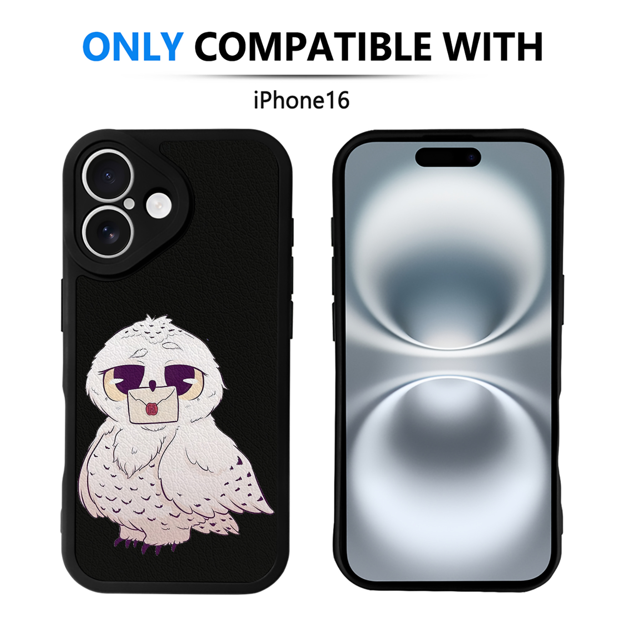 （画像用） Harry Potter ハリー・ポッターシリーズ 【iPhone 16シリーズ対応】シリコンスマホケース（レザー調） 材質：シリコン